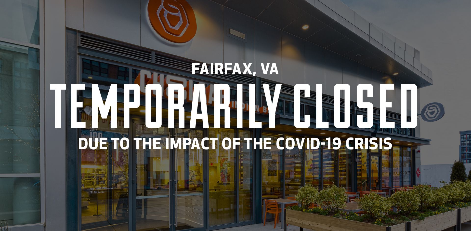 exterior of Choolaah in Fairfax, Virginia