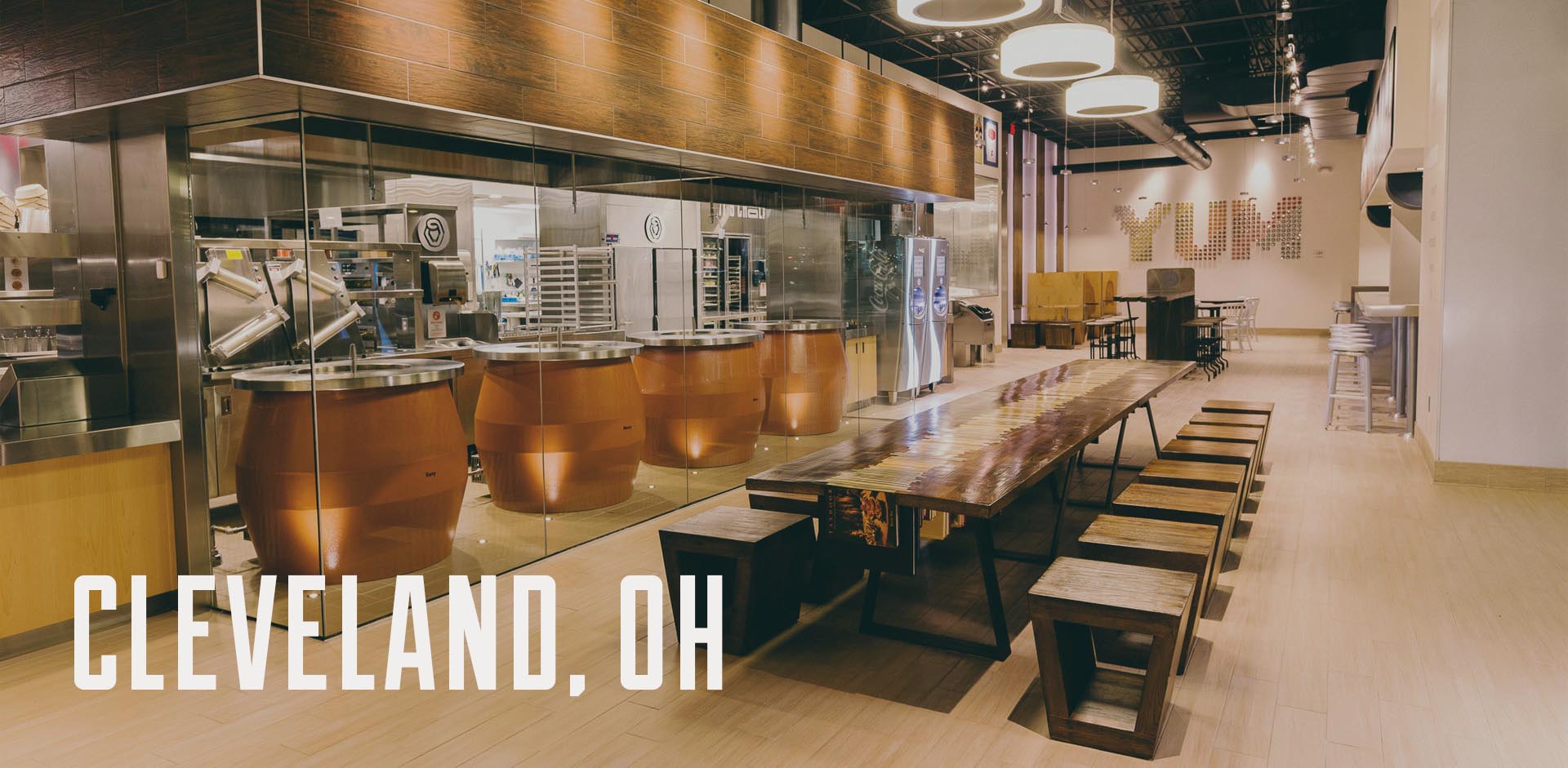 interior of choolaah in orange village ohio